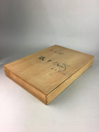 Japanese Ceramic Plate 6 pc Set Ki Seto ware Vtg Wooden Box Bamboo PX443