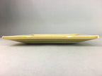 Japanese Ceramic Plate 6 pc Set Ki Seto ware Vtg Wooden Box Bamboo PX443