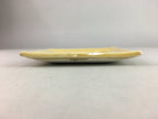 Japanese Ceramic Plate 6 pc Set Ki Seto ware Vtg Wooden Box Bamboo PX443