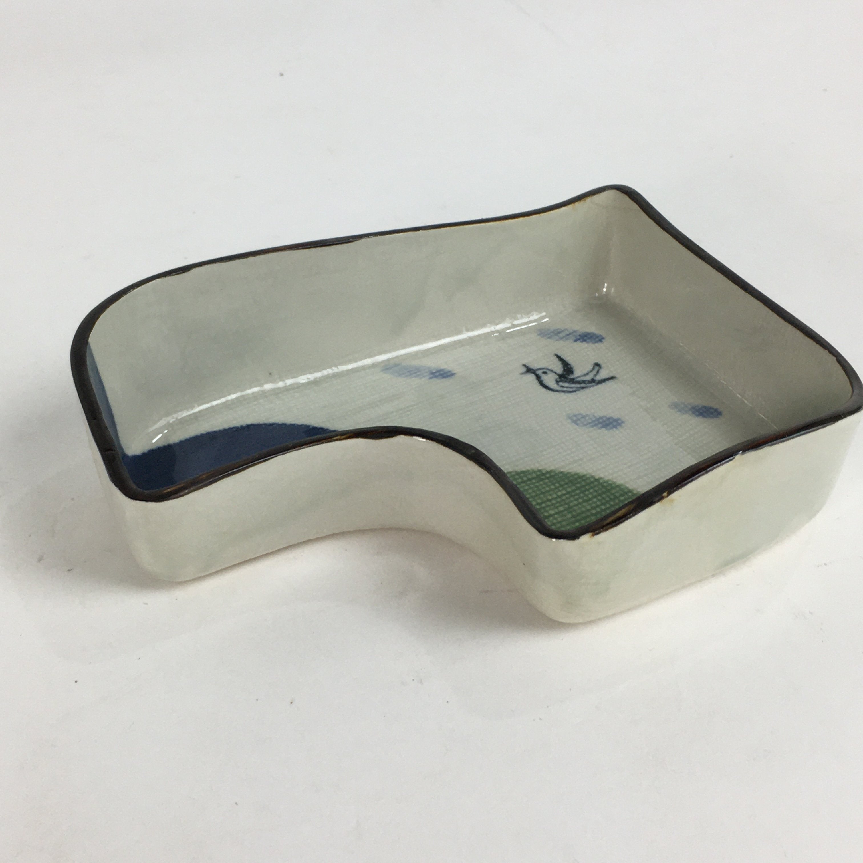 Japanese Ceramic Plate Bowl Vtg Arita ware Masamine Floral Bird Pattern PP537