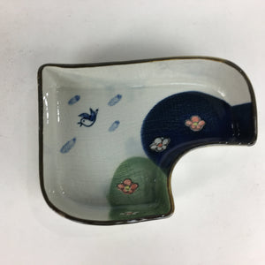 Japanese Ceramic Plate Bowl Vtg Arita ware Masamine Floral Bird Pattern PP540