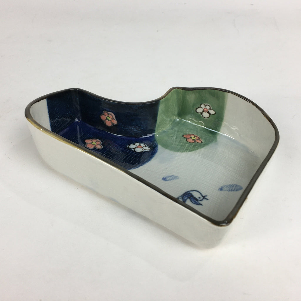 Japanese Ceramic Plate Bowl Vtg Arita ware Masamine Floral Bird Pattern PP540