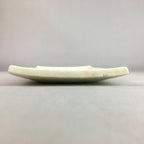 Japanese Ceramic Plate Vtg Rectangle Pottery Floral Kanji Morning Glory PP316