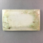 Japanese Ceramic Plate Vtg Rectangle Pottery Floral Kanji Morning Glory PP316