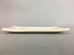 Japanese Ceramic Plate Vtg Rectangle Pottery Floral Kanji Yellow Canola PP326