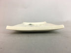 Japanese Ceramic Plate Vtg Rectangle Pottery Floral Kanji Yellow Canola PP326