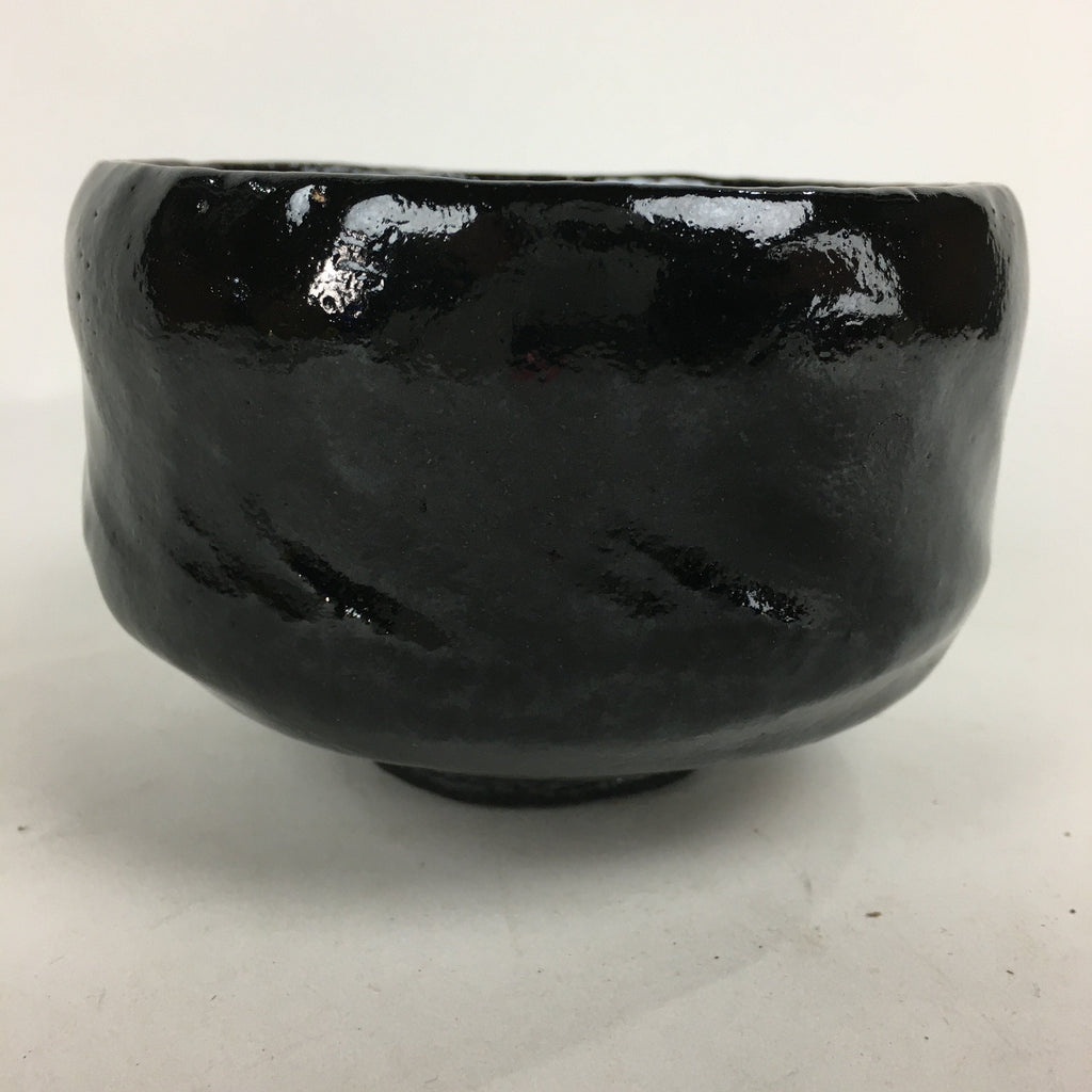 Japanese Ceramic Raku Ware Green Tea Bowl Vtg Matcha Chawan Tea Ceremony PX571