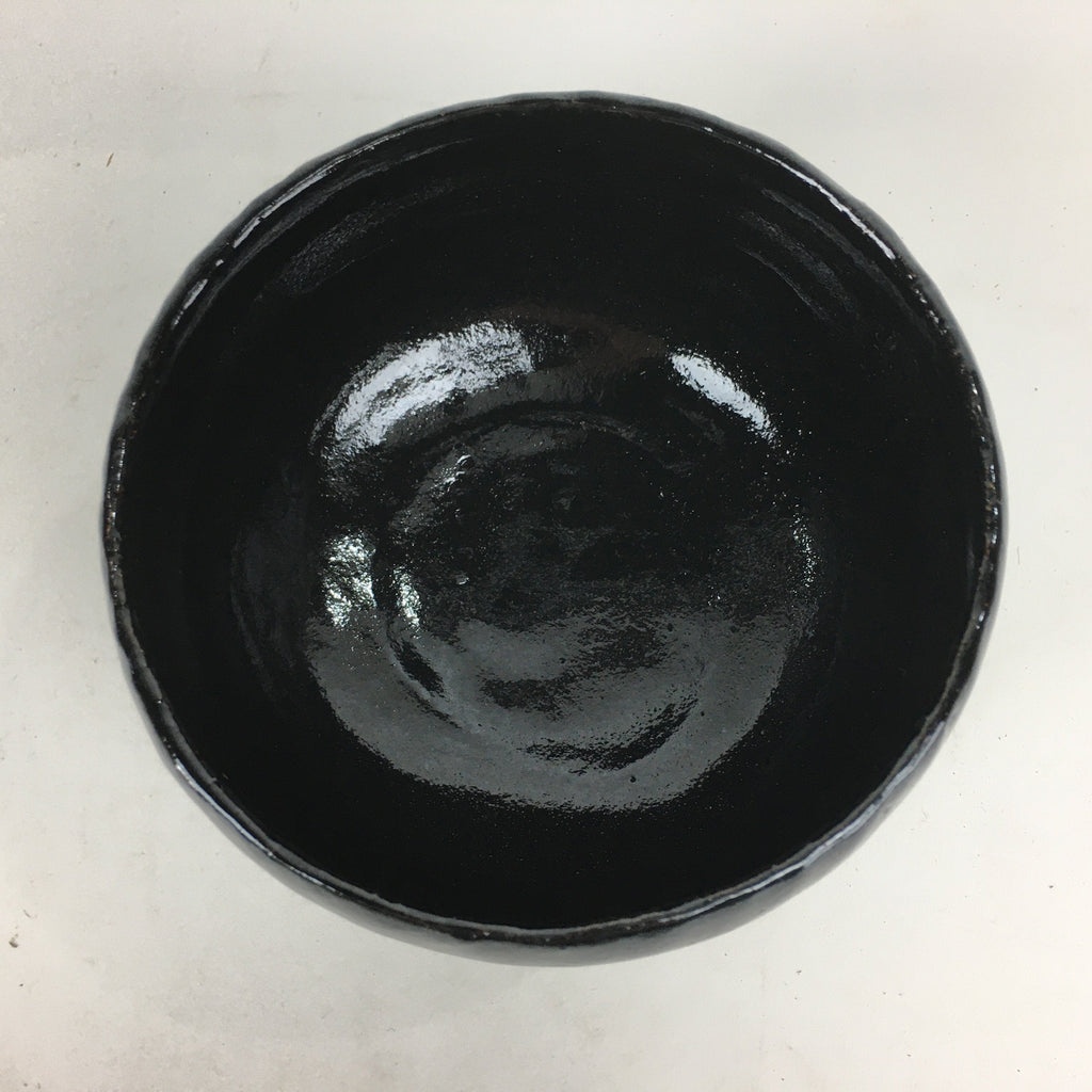 Japanese Ceramic Raku Ware Green Tea Bowl Vtg Matcha Chawan Tea Ceremony PX571