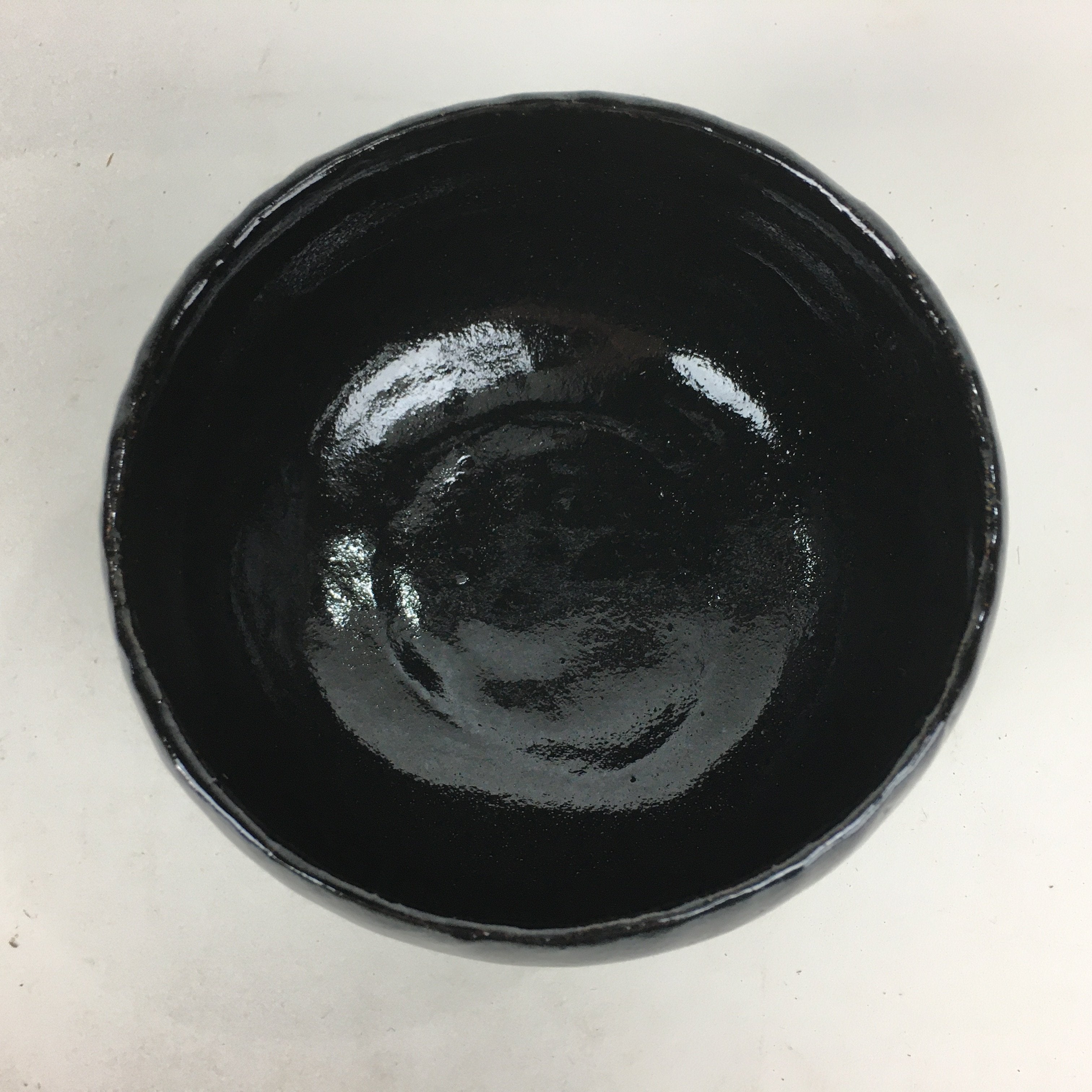 Japanese Ceramic Raku Ware Green Tea Bowl Vtg Matcha Chawan Tea Ceremony PX571