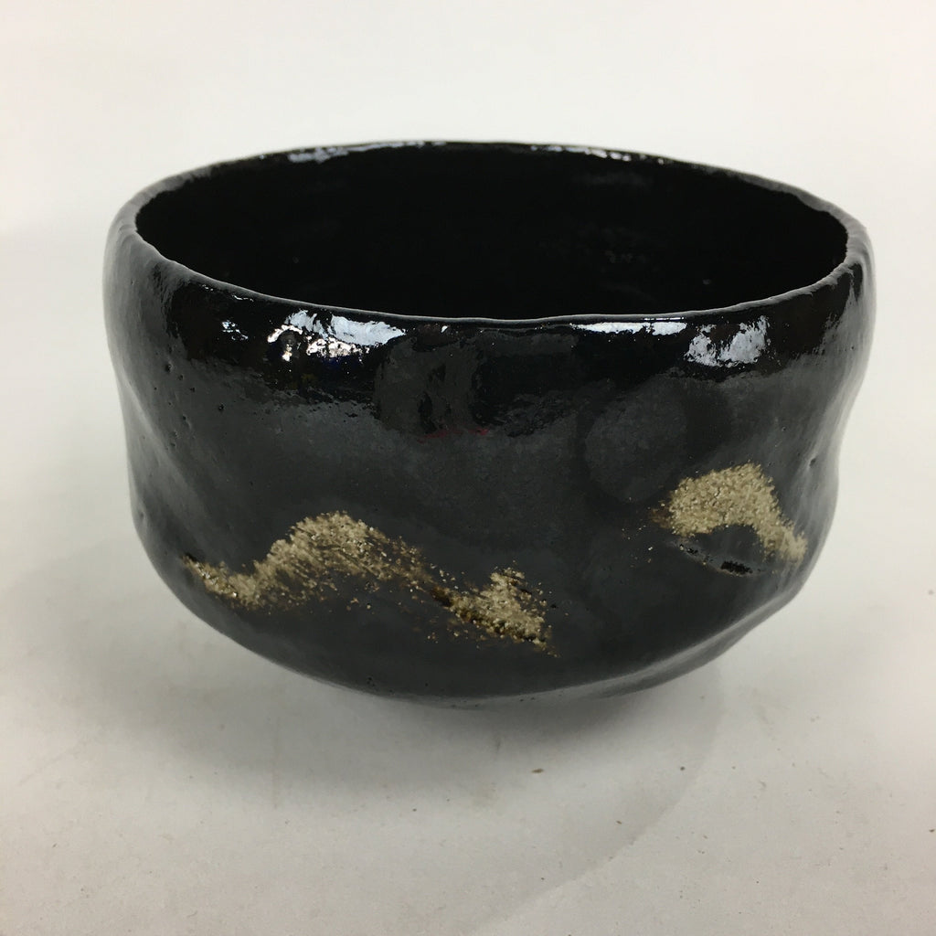 Japanese Ceramic Raku Ware Green Tea Bowl Vtg Matcha Chawan Tea Ceremony PX571