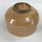 Japanese Ceramic Raku Ware Tea Ceremony Bowl Vtg Orange Matcha Chawan GTB782