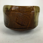 Japanese Ceramic Raku Ware Tea Ceremony Green Tea Bowl Vtg Chawan GTB873