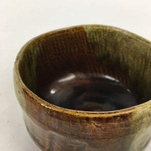 Japanese Ceramic Raku Ware Tea Ceremony Green Tea Bowl Vtg Chawan GTB873