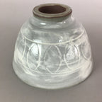 Japanese Ceramic Rice Bowl Vtg Chawan Pottery Gray White Yakimono Donburi PP492