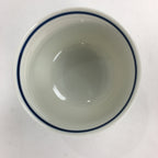 Japanese Ceramic Rice Bowl Vtg Chawan Pottery White Yakimono Donburi PP547
