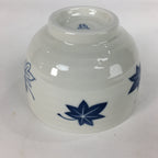 Japanese Ceramic Rice Bowl Vtg Chawan Pottery White Yakimono Donburi PP547