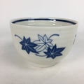 Japanese Ceramic Rice Bowl Vtg Chawan Pottery White Yakimono Donburi PP547