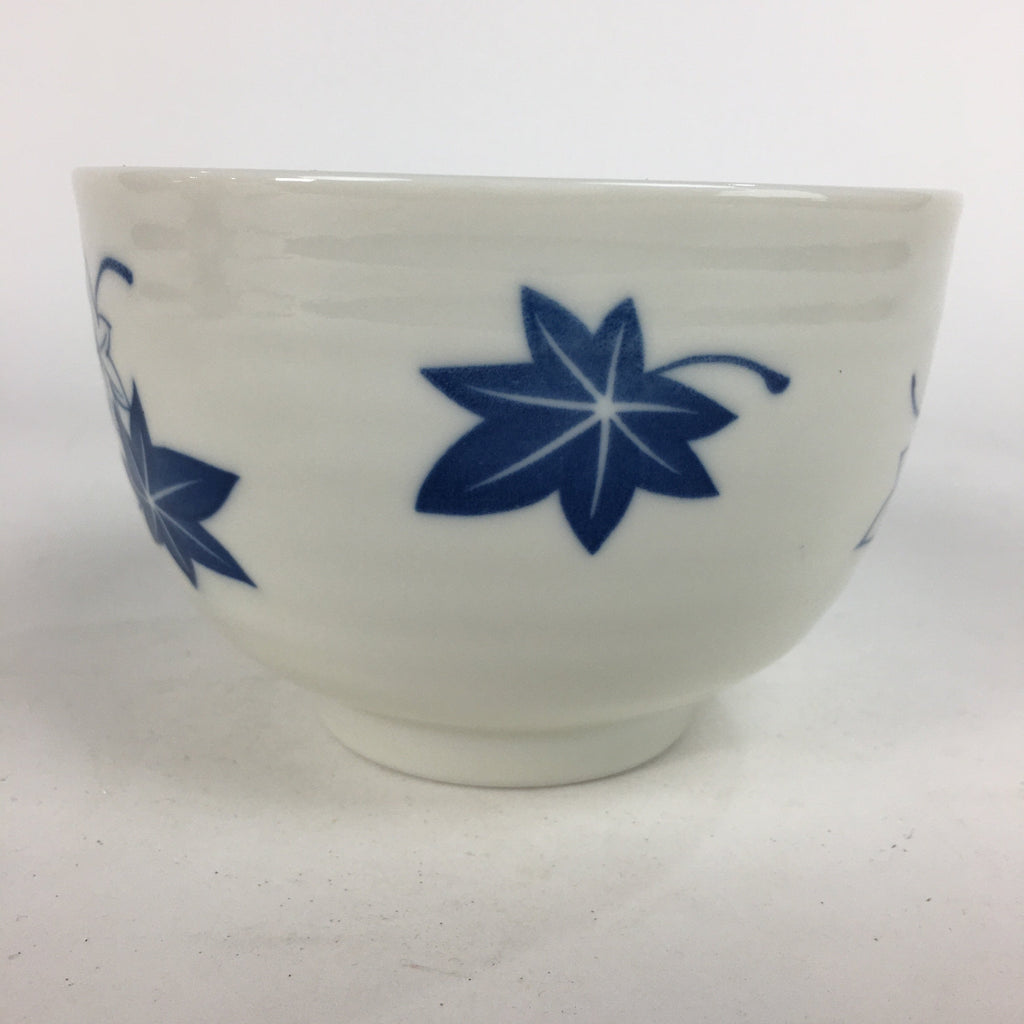 Japanese Ceramic Rice Bowl Vtg Chawan Pottery White Yakimono Donburi PP548
