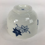 Japanese Ceramic Rice Bowl Vtg Chawan Pottery White Yakimono Donburi PP548
