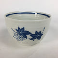 Japanese Ceramic Rice Bowl Vtg Chawan Pottery White Yakimono Donburi PP548