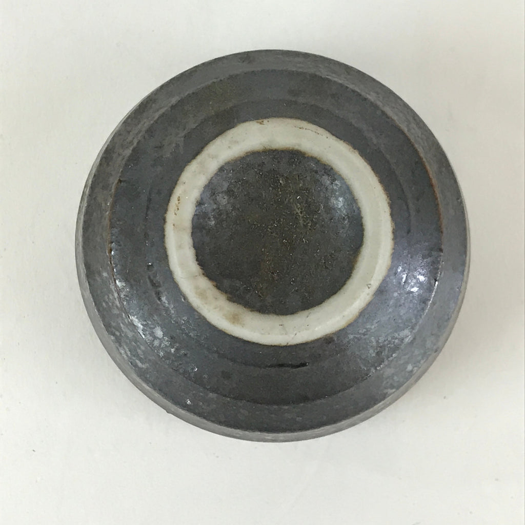Japanese Ceramic Sake Bottle Sake Cup Set Vtg Pottery Gourd Hyotan TS461