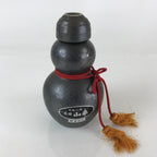 Japanese Ceramic Sake Bottle Sake Cup Set Vtg Pottery Gourd Hyotan TS461