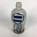 Japanese Ceramic Sake Bottle Vtg Kayoi Tokkuri Hand-Written Kanji TS290