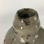 Japanese Ceramic Sake Bottle Vtg Kayoi Tokkuri Hand-Written Kanji TS292