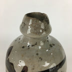 Japanese Ceramic Sake Bottle Vtg Kayoi Tokkuri Hand-Written Kanji TS292