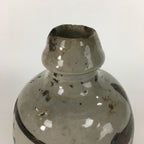 Japanese Ceramic Sake Bottle Vtg Kayoi Tokkuri Hand-Written Kanji TS292