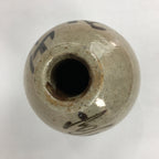 Japanese Ceramic Sake Bottle Vtg Kayoi Tokkuri Hand-Written Kanji TS297