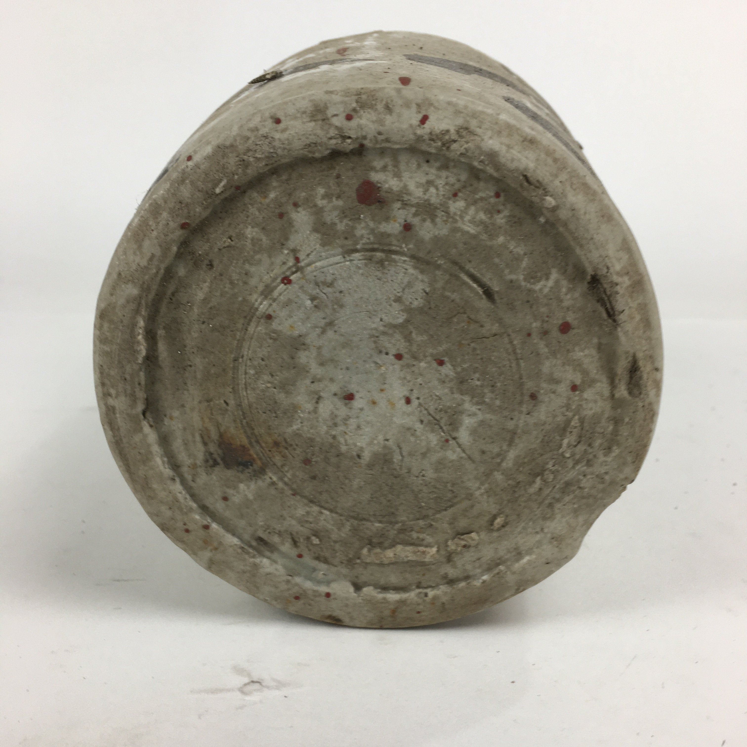 Japanese Ceramic Sake Bottle Vtg Kayoi Tokkuri Hand-Written Kanji TS307