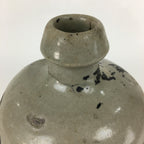 Japanese Ceramic Sake Bottle Vtg Kayoi Tokkuri Hand-Written Kanji TS308