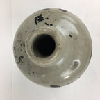 Japanese Ceramic Sake Bottle Vtg Kayoi Tokkuri Hand-Written Kanji TS308