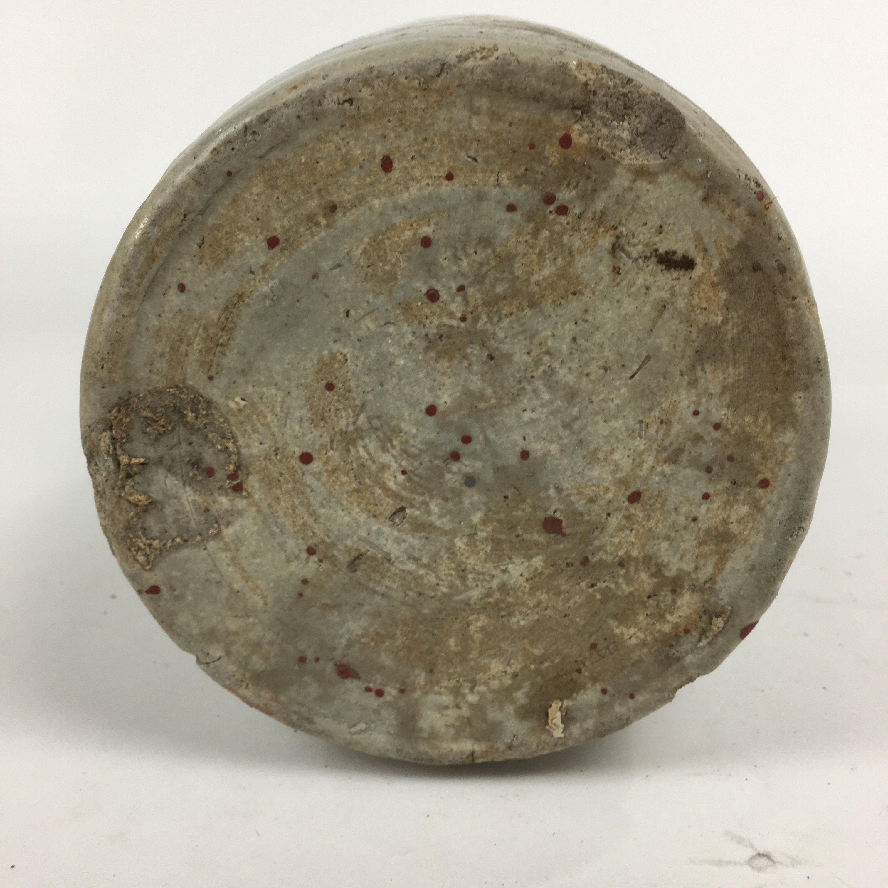 Japanese Ceramic Sake Bottle Vtg Kayoi Tokkuri Hand-Written Kanji TS308