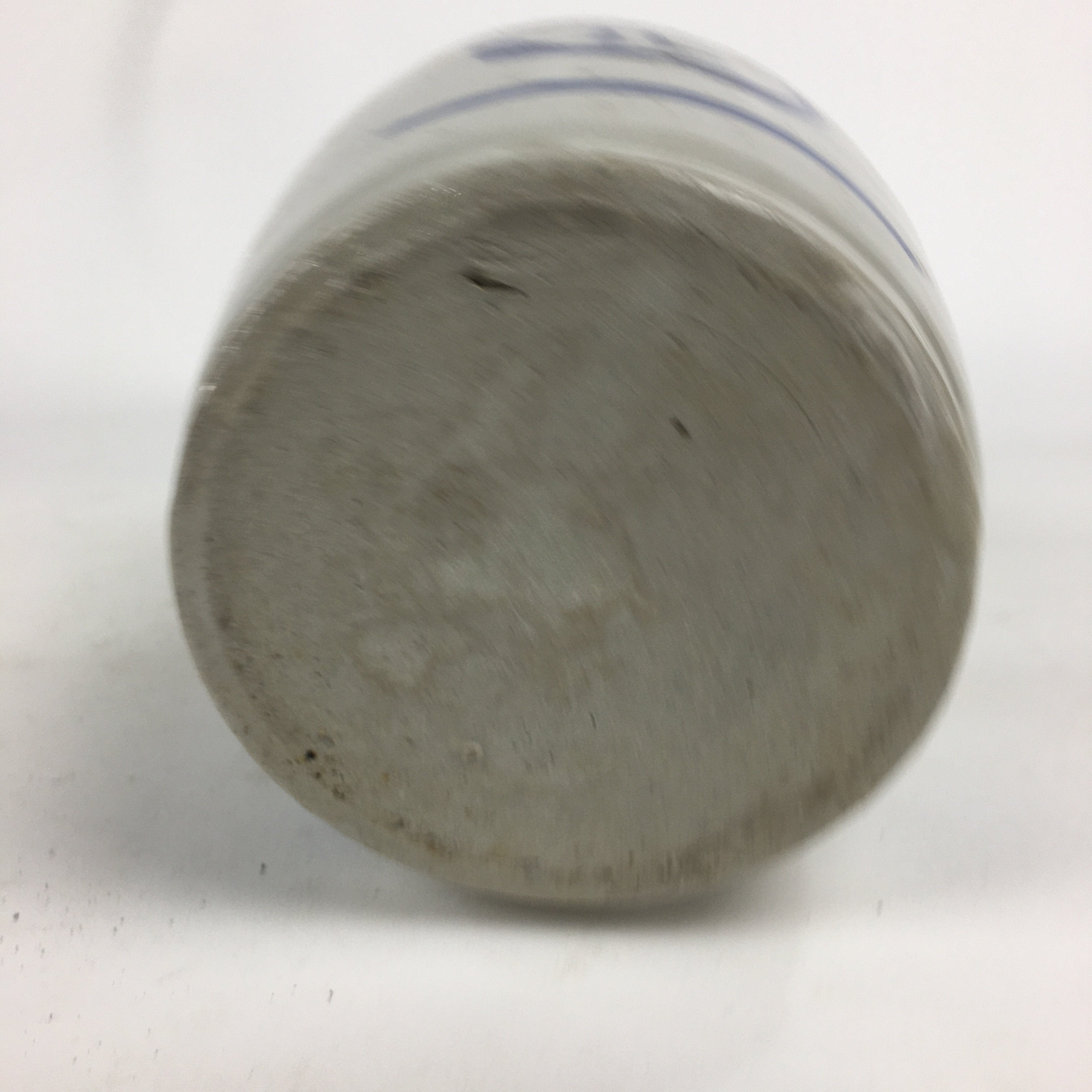 Japanese Ceramic Sake Bottle Vtg Kayoi Tokkuri Hand-Written Kanji TS310