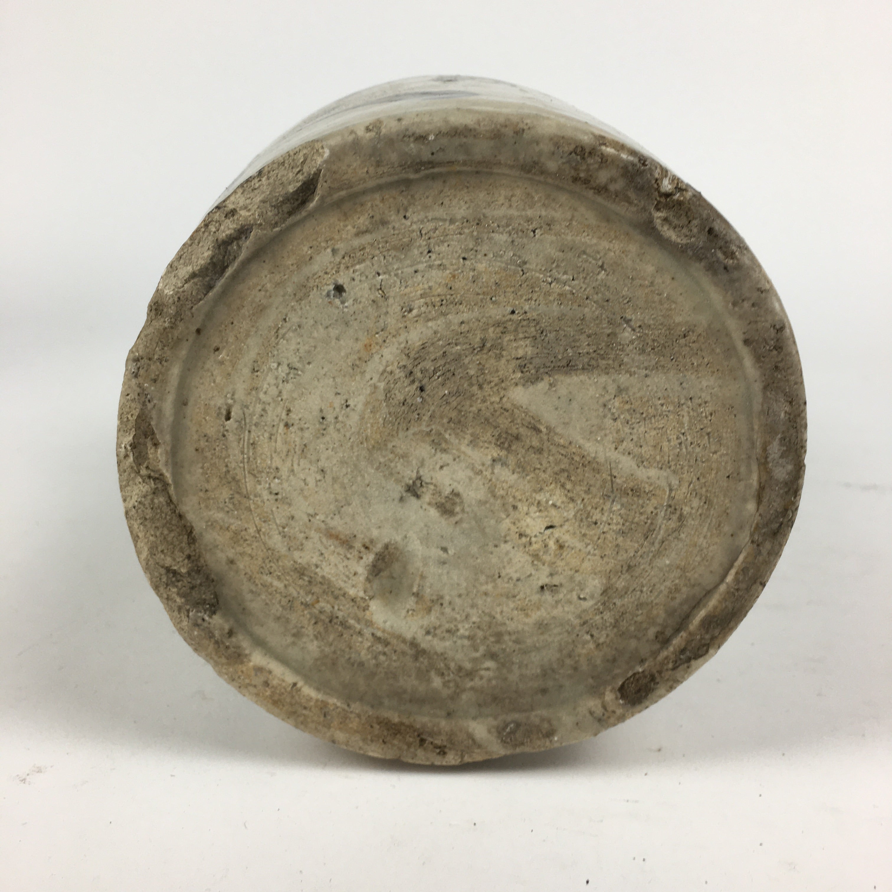 Japanese Ceramic Sake Bottle Vtg Kayoi Tokkuri Hand-Written Kanji TS311