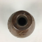 Japanese Ceramic Sake Bottle Vtg Kayoi Tokkuri Hand-Written Kanji TS315