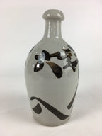Japanese Ceramic Sake Bottle Vtg Kayoi Tokkuri Hand-Written Kanji TS405