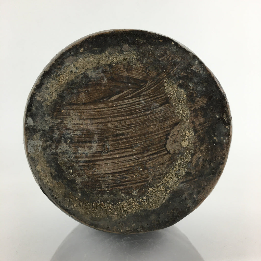 Japanese Ceramic Sake Bottle Vtg Kayoi Tokkuri Hand-Written Kanji TS415