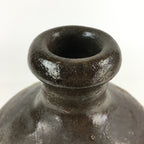 Japanese Ceramic Sake Bottle Vtg Kayoi Tokkuri Hand-Written Kanji TS415