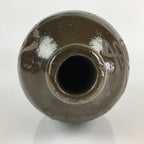 Japanese Ceramic Sake Bottle Vtg Kayoi Tokkuri Hand-Written Kanji TS417