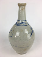 Japanese Ceramic Sake Bottle Vtg Kayoi Tokkuri Koimari Ware TS404