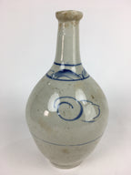 Japanese Ceramic Sake Bottle Vtg Kayoi Tokkuri Koimari Ware TS404