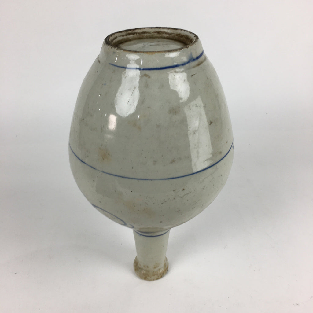 Japanese Ceramic Sake Bottle Vtg Kayoi Tokkuri Koimari Ware TS404