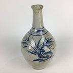 Japanese Ceramic Sake Bottle Vtg Kayoi Tokkuri Koimari Ware TS404