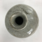 Japanese Ceramic Sake Bottle Vtg Kayoi Tokkuri Non-writing Gray Pottery TS300