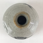 Japanese Ceramic Sake Bottle Vtg Pottery Cylinder Shape Gray TS472