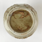 Japanese Ceramic Sake Bottle Vtg Pottery Seven Wise Men Eishogen TS458