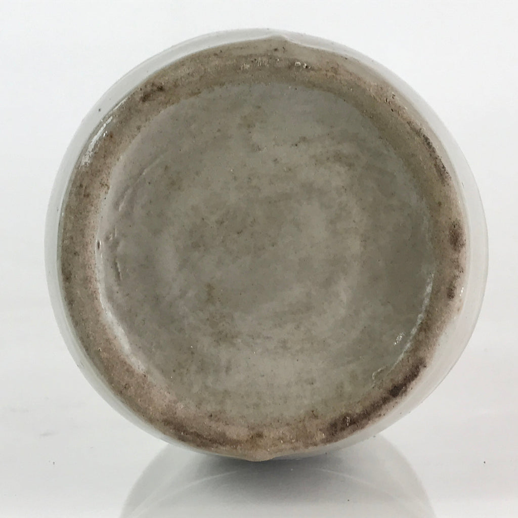 Japanese Ceramic Sake Bottle Vtg Pottery Tokkuri Gray Sweet Sake TS473